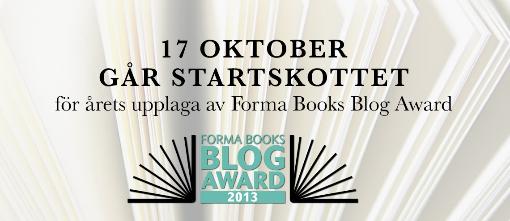 Forma Books Blog Award 2013